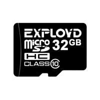 Карта памяти MicroSD 32GB Exployd (no-adapter) Class10