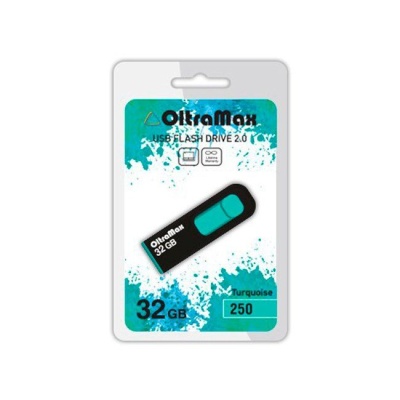 Флеш накопитель USB 32GB OltraMax 250 Turquoise, USB 2.0 фото