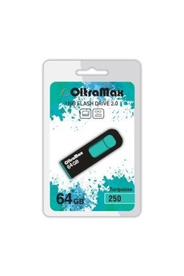 Флеш накопитель USB 64GB OltraMax 250 Turquoise, USB 2.0 фото