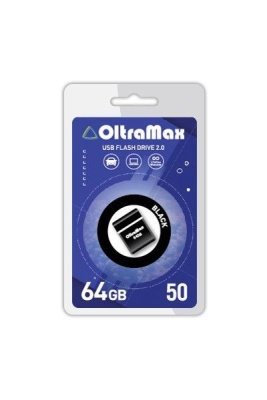 Флеш накопитель USB 64GB OltraMax 50 Black, USB 2.0 фото