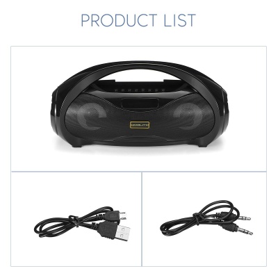 Акустика 10Вт OT-SPB100 серый, Bluetooth, MP3, FM фото