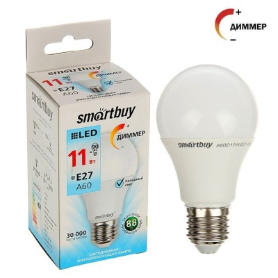 LED лампа Smartbuy A60-11W/4000/E27 Диммер SBL-A60D-11-40K-E27 фото