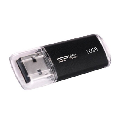 Флеш накопитель USB 16GB Silicon Power Ultima черный, USB 2.0 фото